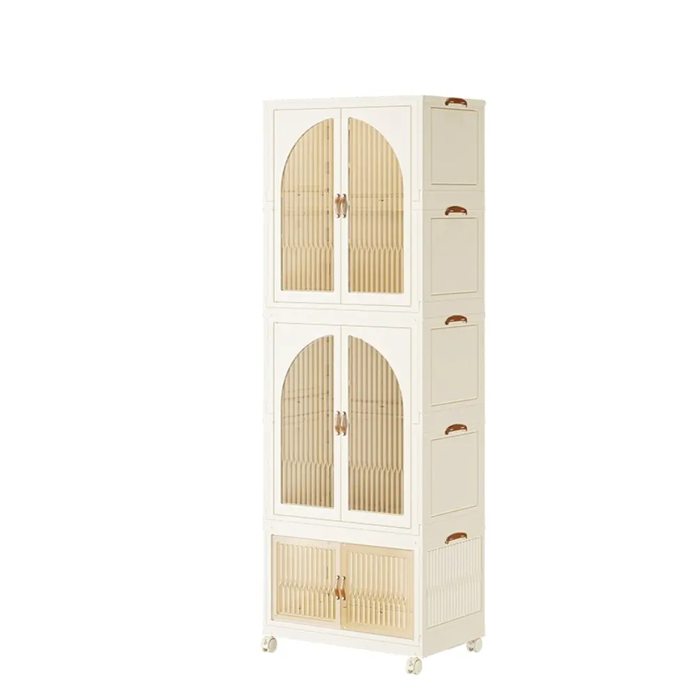 Opbergkast Garderobe Stapelbare Kast Organizer Voor Opknoping Kleding Kast Baby Kinderen Volwassen Opbergdoos