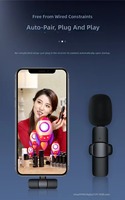 Microphone Lavalier Sans Fil Double Omnidirectionnel avec Connecteur Type-C 60Hz 15kHz pour Diffusion en Direct Mobile et Enregistrement Audio Extérieur