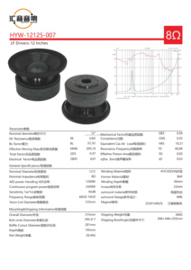 12125-007 Triple Ferrite 12 Inch <strong>Speaker</strong> 1200W RMS 5 Inch Coil Professional Audio <strong>Mid</strong> Bass <strong>Speaker</strong> for <strong>Line</strong> <strong>Array</strong> Sound System - Product Image 6