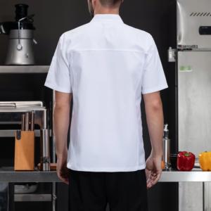 Personalizado Hotel Restaurante Café bar Negro Francés Personal Mujer Uniforme De Chef Cocina Uniforme Ropa De Cocina Chef Abrigo - Product Image 2