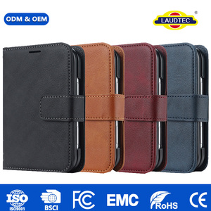Funda Cartera de Cuero para iPhone Duo, Funda Protectora con Bloqueo RFID Magnético, Ranuras para Tarjetas, a Prueba de Golpes, Personalizable OEM/ODM - Product Image 1