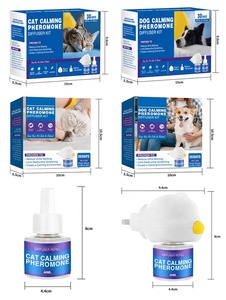 Kit diffuseur apaisant personnalisé USMILEPET pour chiens, liquide apaisant infusé de phéromones, diffuseur à brancher pour soulager les chats et les chiens - Product Image 3