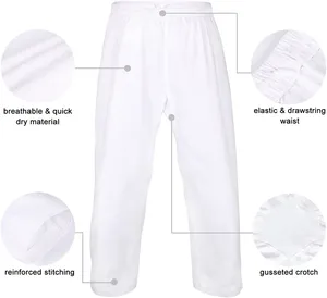 Calidad superior Martial Premium Karate Gi uniformes Karate ropa Karate traje personalizar Logo al por mayor - Product Image 5