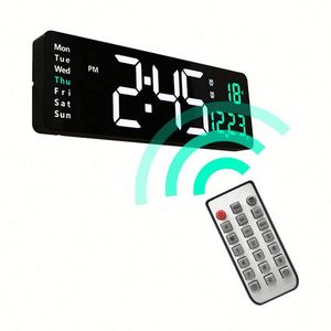 16-Inch Large Simple Living Room Screen Functional Display <b>Clock</b> for Digital Quartz <b>Led</b> Wall <b>Clock</b> Antique Style - Product Image 3