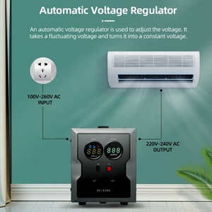 Hot bán <span class=keywords><strong>1KVA</strong></span> 2KVA nhà sử dụng AVR tự động điện áp ổn định tủ lạnh tiếp sức điều khiển duy nhất giai đoạn 220V AC Made bền PC - Product Image 3
