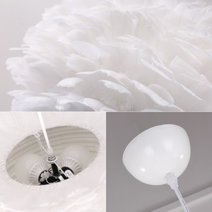 Plume Pendentif Lumières Droplights Enfants Chambre Suspendus <span class=keywords><strong>Suspension</strong></span> Lampe De Mariage Chambre <span class=keywords><strong>Suspension</strong></span> Luminaire - Product Image 2