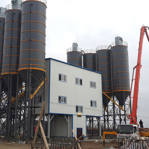 50m3/h 60m3/h 70m3/h Fully <b>Automatic</b> Self-Loading Concrete Batching Plant with Multiple <b>Bins</b> for Small Projects - Product Image 2