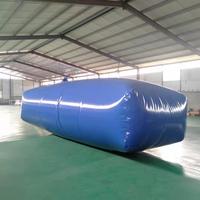 Réservoir d'eau flexible en PVC extra résistant rectangulaire de 5000 L, réservoir de stockage en bâche, réservoir de stockage de semences