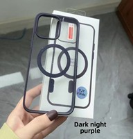 Vente en gros Tendance Transparent Clair TPU Cellule Magnétique Mobile I Phone Retour Cas Accessoires Couverture pour Iphone 17 Pro Max 16 15 14 13