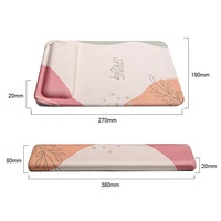 Tapis de souris personnalisé par sublimation antidérapant Support de poignet XXL Tapis de souris de jeu en mousse à mémoire de forme pour le bureau et la maison