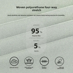 Pantalones Cortos Deportivos Casuales para Hombre, para Correr al Aire Libre, para Baloncesto, de Secado Rápido, de Poliéster, con Cordón Ajustable, Servicio OEM - Product Image 2