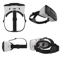 Casque de réalité virtuelle VRSHINECON G06B+B03 avec manettes, lunettes VR 3D pour jeux vidéo et films sur téléphone portable