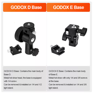 Soporte de Luz para Cámara Godox V860II V1 Compatible con TT520, Soporte de Flash con Zapata, Disparador de Flash, Accesorio para Estudio Fotográfico con Paraguas - Product Image 5