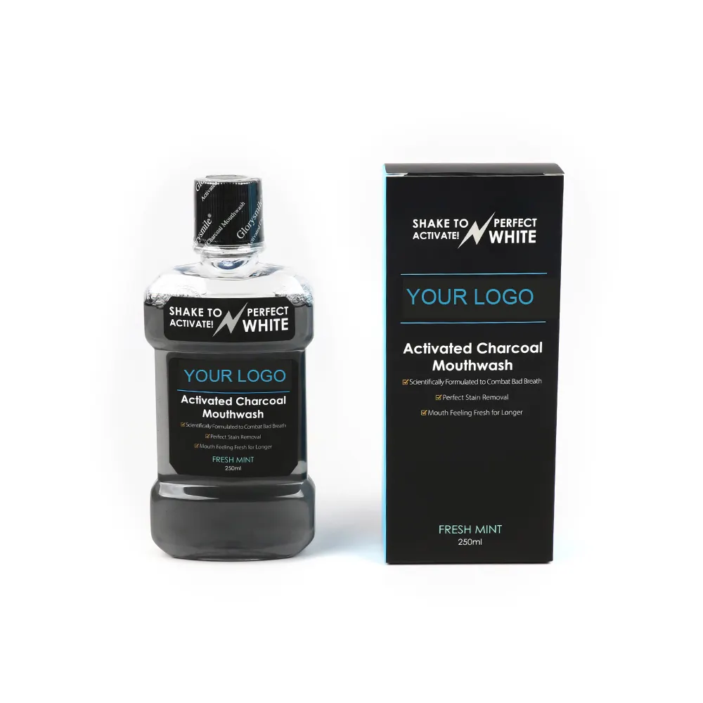 Vegan & Cruelty Free Organic Activated Charcoal Natural Mouthwash