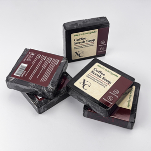 <span class=keywords><strong>Savon</strong></span> artisanal fouetté pour le visage et le corps, exfoliant éclaircissant et blanchissant aux herbes et au café - Product Image 2