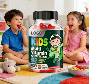 60 Gomitas Multivitamínicas de Fresa para Niños |   Suplemento Dietético para el Sistema Inmunológico y el Cuidado Diario del Bienestar Nutricional - Product Image 2
