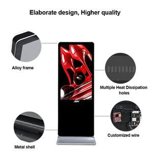 Trong nhà Màn hình LED hiển thị tùy chỉnh tầng thường vụ LCD kỹ thuật số biển quảng cáo máy tính bảng đứng cảm ứng kiosk SDK bằng gỗ kiosk CN; gua - Product Image 6