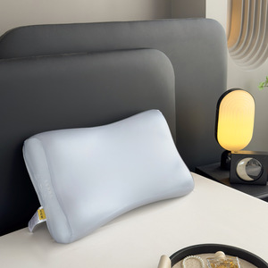 Memory Foam <b>Pillow</b> 65x40cm Rectangle Sky Blue <b>Neck</b> Support Sleep Aid For Students Single Use Hotels - Product Image 1