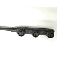 Cable Conector Tipo F M15 M16 IP67/IP68 15A, Módulo de Tira de Luz LED Impermeable, Contacto de Latón, Alimentación de 2-6 Vías, Fijación con Tornillos