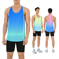 S Sports sans manches pour les entraînements de Fitness Gym Séchage rapide pour les vêtements d'entraînement et les chemises de gilet de course