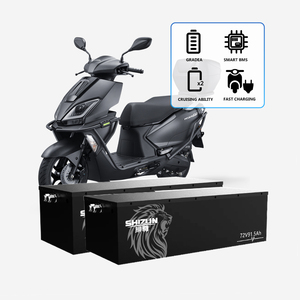 Batterie LiFePO4 à semi-conducteurs ultra longue portée 72V 91.5Ah 3000 cycles, modèle C à décharge rapide, BMS intelligent, haute vitesse électrique - Product Image 1