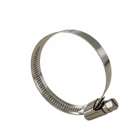 Collier de serrage à vis sans fin W4 en acier inoxydable SS304 pour tuyau d'intercooler turbo de type allemand 9mm 12mm