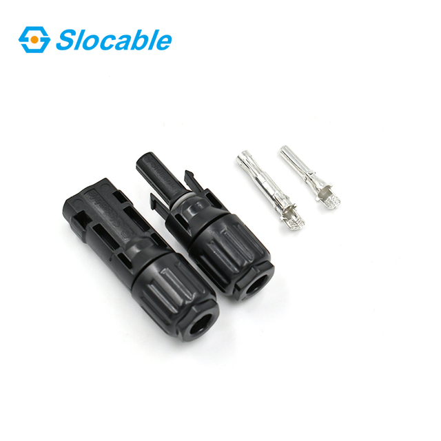 Slocable TUV and CE Approved Waterproof Electrical Photovoltaic 1500v MC Four Solar Cable PV Wire Connector
