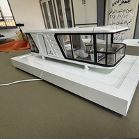 Modèle de maison miniature 3D Luban, maison en forme de cabane, maisons modulaires en forme de capsule spatiale à vendre