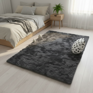 Tapis de salon moderne à motif puzzle en peluche polyester antidérapant lavable grande taille - Offre Spéciale - Product Image 1