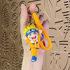 10cm narutoed Móc Chìa Khóa phim hoạt hình búp bê xe Móc Chìa Khóa vài món quà Ba lô treo trang trí Claw Máy búp bê bán buôn Sasuke - Product Image 2