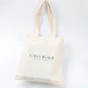 Eco-Friendly Large Cotton Fabric Travel Shopping Tote Bag Organic Fashion Cotton Shopping Bag