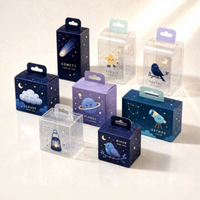 Boîte en acétate transparente personnalisée pour faux cils, certifiée SGS, emballage en plastique pliable pour la beauté des cils