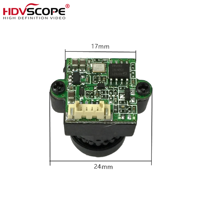 PAL/NTSC 1/3\" CMOS Wide Voltage HD CCTV FPV Analog Camera Module with 4mm Lens and 1.25 4pins JST Cable 800TVL Resolution