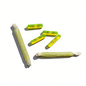 Niveau à bulle en verre <span class=keywords><strong>mini</strong></span> haute précision 6*6*27, cylindrique transparent avec outil de mesure suspendu - Product Image 3