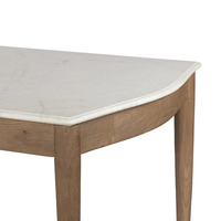 Table à manger réglable en bois massif haut de gamme, durable et écologique, Kamal Arts, 6 places, design moderne, appartement, hôtel