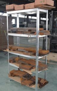 رفوف تخزين معدنية قابلة للتعديل 5 طبقات للحماية من التآكل رفوف بلا رفوف - Product Image 6