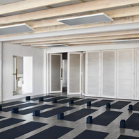 Panneau Chauffant Infrarouge de Plafond avec Lumière, Chauffage Intelligent IR, Radiateur Mural pour Yoga Chaud