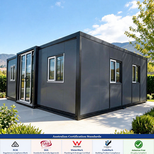 Casa Expandible en Contenedor de 30/40 Pies, con Certificación AU, 0 Asbesto, Informe NATA, 3 Dormitorios, 2 Baños, Casa Pequeña Aislada, Tipo Granny Flat - Product Image 1