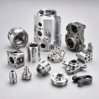 Composants en aluminium, titane et acier inoxydable usinés sur commande par CNC, kit complexe non standard, usinage CNC de pièces métalliques