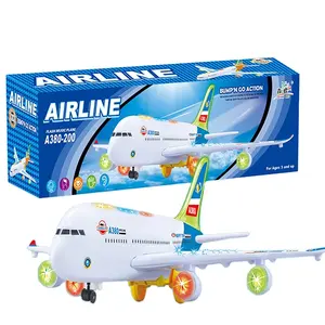 Aviões elétricos de brinquedo, brinquedo elétrico de plástico com bateria operada para venda