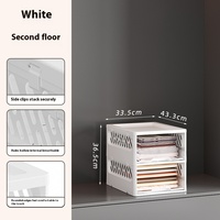 Grande Capacité Choix Amusant Pliable Boîte De Rangement En Plastique PP Matériel Tiroir Style Panier De Rangement pour Chambre Armoire