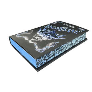 Livre de roman haut de gamme en papier épais avec jaquette en feuille d'aluminium et bords pulvérisés, impression de livres personnalisée, impression de livres à couverture rigide - Product Image 6