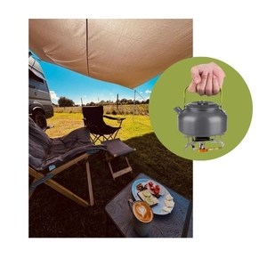 Bollitore da Campeggio in Alluminio 0.8L con 2 Tazze in Acciaio Inox, Set Leggero per Trekking ed Escursionismo - Product Image 6