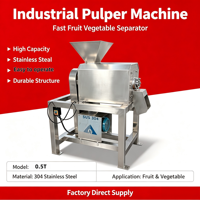 Máquina Industrial para Pulpa y Mermelada de Frutas, de Acero Inoxidable 304 Premium