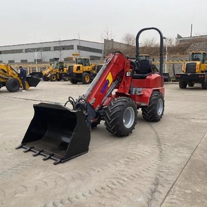 Machines de terrassement 1 tonne 1.2 tonnes chargeuses sur pneus hydrauliques chargeur à bras télescopique petites chargeuses sur pneus avant à vendre - Product Image 2