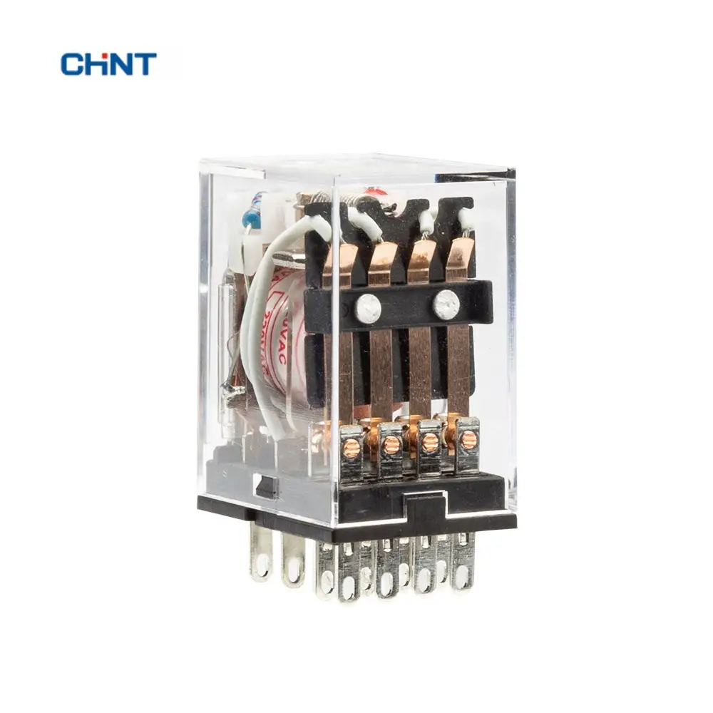 Миниатюрное реле мощности CHNT JZX-22F 4Z AC 24V, миниатюрное электромагнитное реле