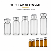 Flacon stérile en verre borosilicate neutre à col serti de 5 ml et 10 ml, avec bouchon inviolable, pour distribution de liquides – Vente directe usine