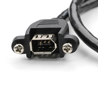 IEEE 1394 Firewire 400 à 800 câble de données 0.5M-20M 1m Type USB mâle à femelle veste en PVC avec tresse blindage ordinateur charge