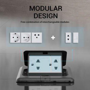 <span class=keywords><strong>Prise</strong></span> de courant étanche IP44 montée au sol Thaïlande Mécanisme de <span class=keywords><strong>prise</strong></span> pop-up Boîte de <span class=keywords><strong>prise</strong></span> de sol avec gestion des câbles dissimulée - Product Image 6