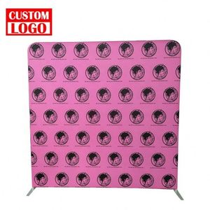 Soporte de Aluminio Curvo para Telón de Fondo de Tela Tensada de Doble Cara, Decoración para Bodas, Soporte de Truss para Flores - Product Image 1